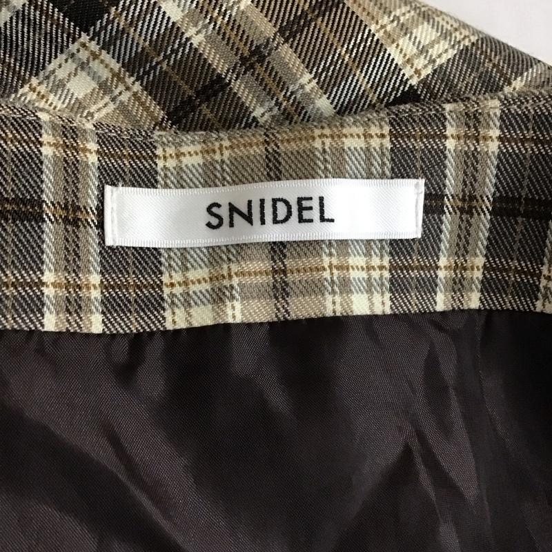 スナイデル SNIDEL スカート ミニスカート SWFS234309 ラップ風 1 チェック マルチカラー / マルチカラー /  レディース USED 古着 中古 10114907