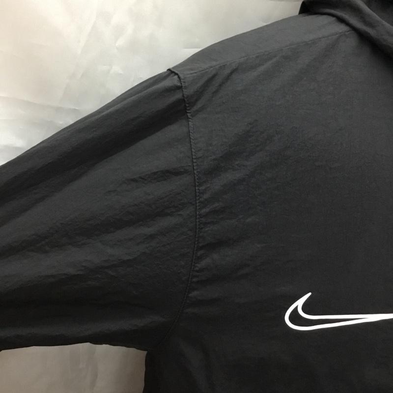 ナイキ NIKE ジャケット、上着 ジャンパー、ブルゾン ジップアップジャケット ジャンパー ジャケット カジュアルジャケット アウター M ロゴ、文字 黒 / ブラック /  メンズ USED 古着 中古 10116592