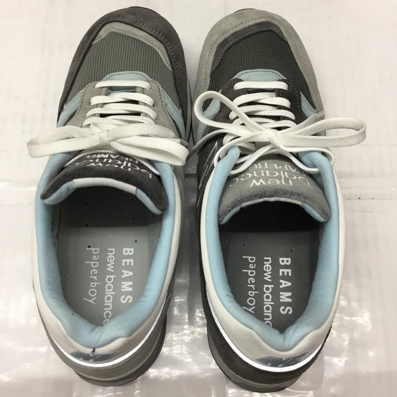 ニューバランス New Balance スニーカー スニーカー M1500BMS BEAMS Paperboy UK8.5 箱有 US：9 ロゴ、文字 白 / ホワイト / X 灰 / グレー / X 水色 / ライトブルー / X ダークグレー / ダークグレー /  メンズ USED 古着 中古 10114544