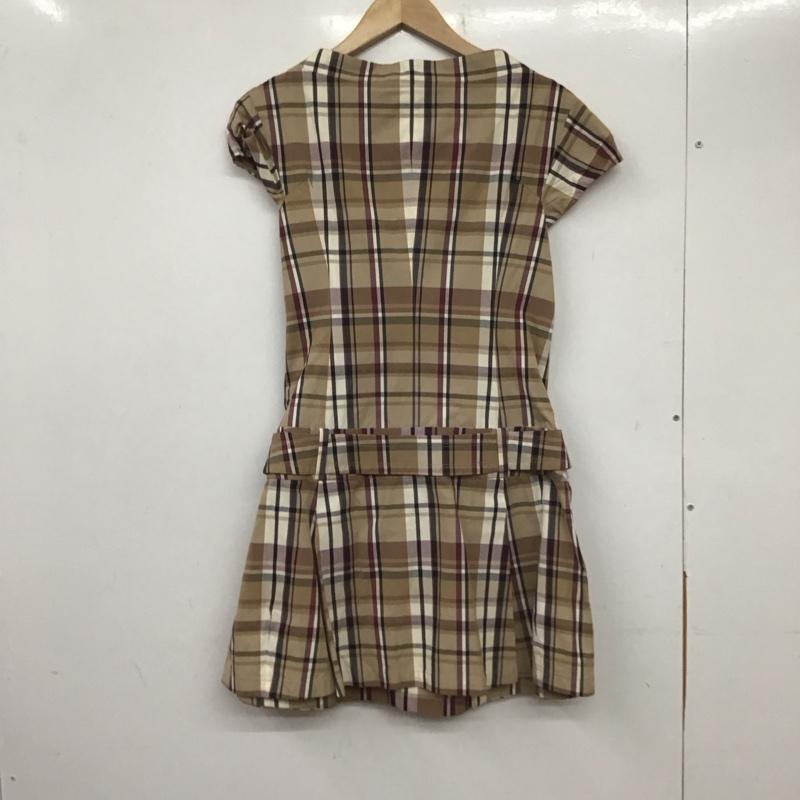 バーバリーブルーレーベル BURBERRY BLUE LABEL ワンピース ミニスカート 38 チェック マルチカラー / マルチカラー /  レディース USED 古着 中古 10139383