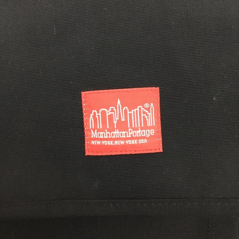 マンハッタンポーテージ Manhattan Portage リュックサック、デイパック リュックサック、デイバッグ Washington SQ Backpack ワンポイント 黒 / ブラック /  メンズ USED 古着 中古 10123654