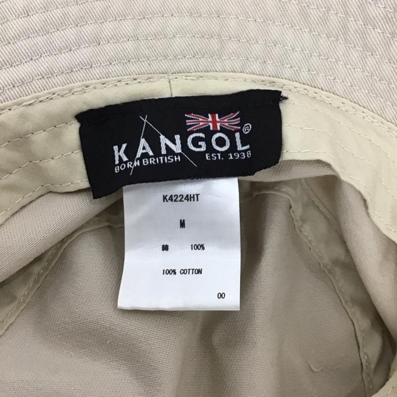 カンゴール KANGOL 帽子 ハット K4224HT Washed Bucket バケットハット ロゴ、文字 ベージュ / ベージュ /  メンズ USED 古着 中古 10132444