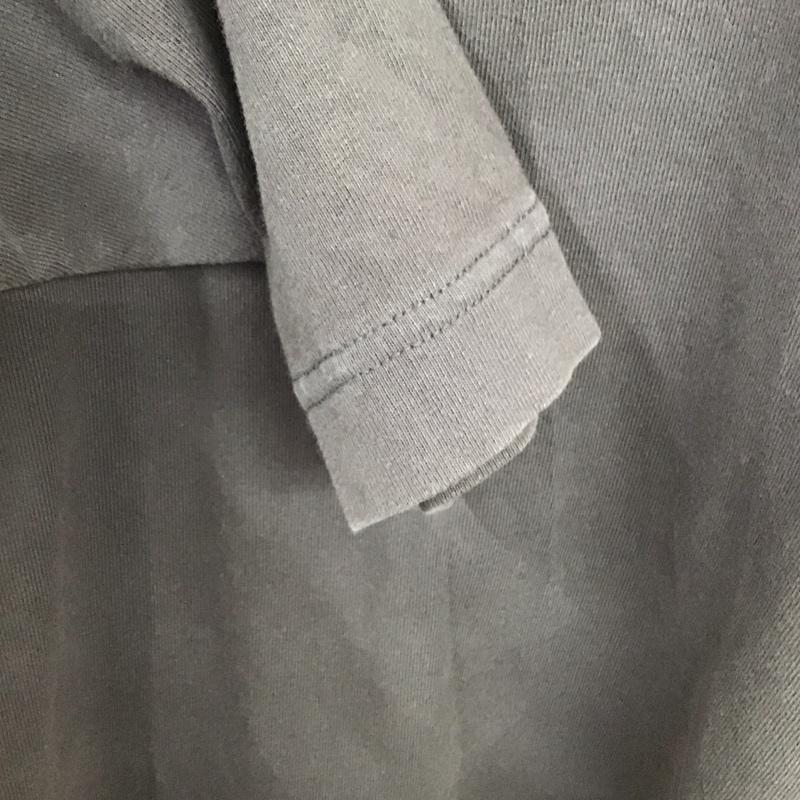 ギャップ GAP カットソー 長袖 YEEZY Engineered By BALENCIAGA YZY LongSleeveTee 長袖カットソー スタンドネック S ロゴ、文字 灰 / グレー /  メンズ USED 古着 中古 10132255