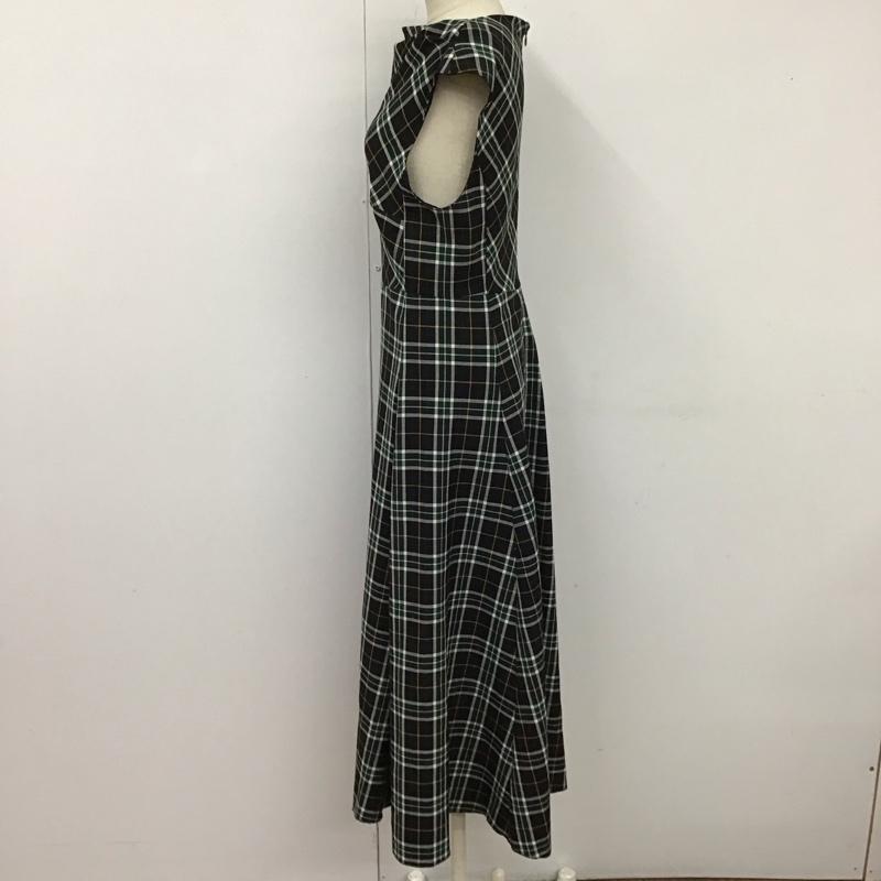 ザラウーマン ZARA WOMAN ワンピース ロングスカート ノースリーブロングワンピース フレアスカートワンピース 総柄スカート S チェック マルチカラー / マルチカラー /  レディース USED 古着 中古 10117934