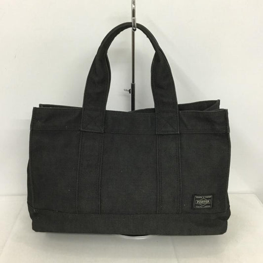ポーター PORTER ハンドバッグ ハンドバッグ スモーキー ロゴ、文字 黒 / ブラック /  メンズ USED 古着 中古 10139104