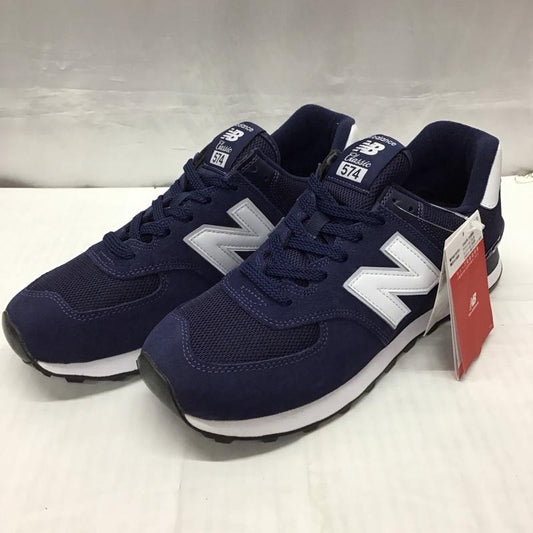 ニューバランス New Balance スニーカー スニーカー ML574EN2 タグ付き 27.5cm 27.5cm ロゴ、文字 紺 / ネイビー / X 白 / ホワイト /  メンズ USED 古着 中古 10121609