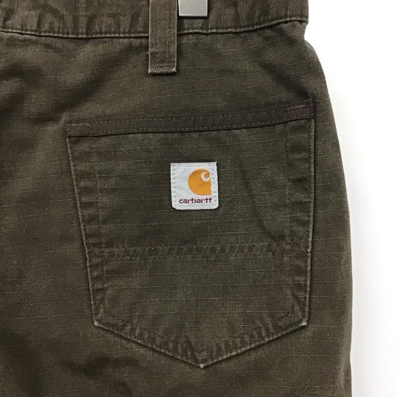 カーハート Carhartt パンツ ワークパンツ、ペインターパンツ 36インチ 無地 茶 / ブラウン /  メンズ USED 古着 中古 10131925
