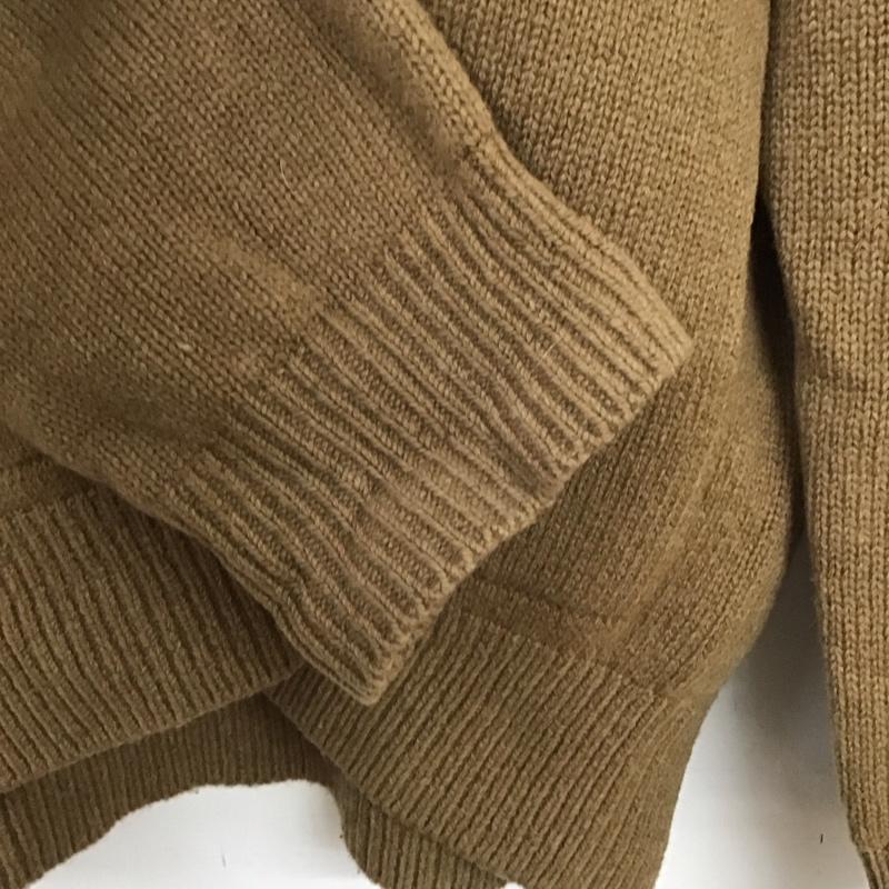 クレプスキュール crepuscule カーディガン 長袖 1803-006w FREE 無地 茶 / ブラウン /  レディース USED 古着 中古 10141606