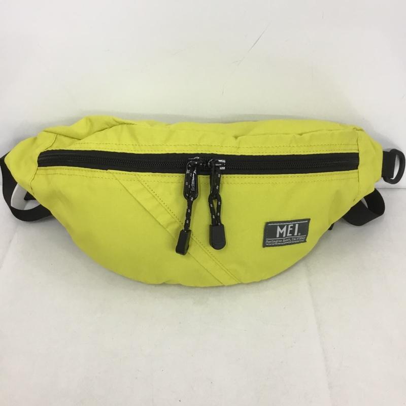 メイ MEI ウエストバッグ ウエストバッグ ロゴ、文字 黄 / イエロー /  メンズ USED 古着 中古 10143547