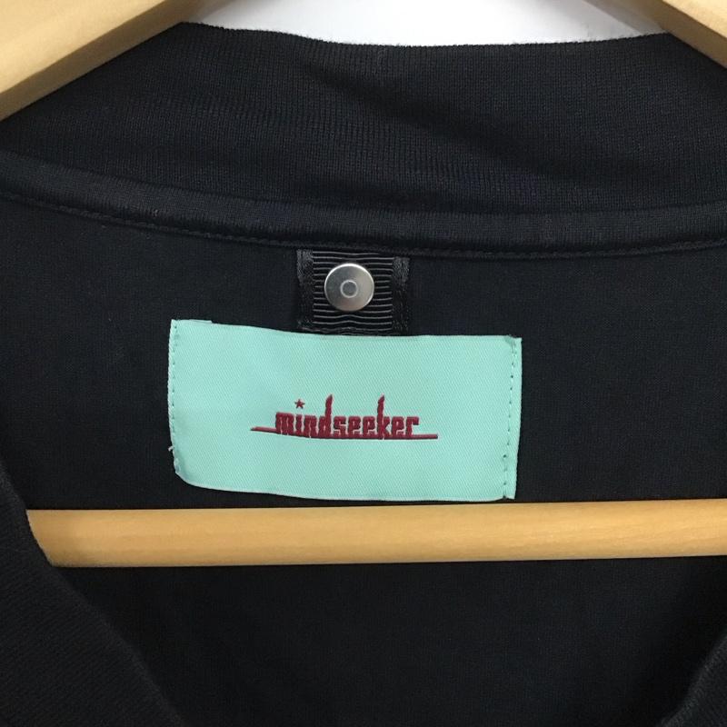 マインドシーカー mindseeker Tシャツ 半袖 半袖カットソー プリントTシャツ クルーネックカットソー L プリント 黒 / ブラック /  メンズ USED 古着 中古 10132803