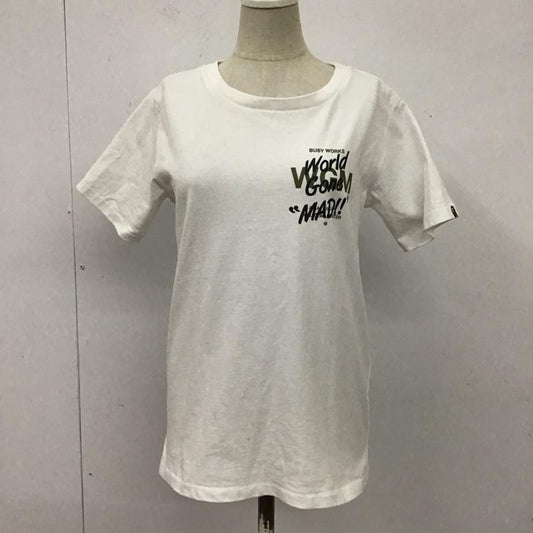 アベイシングエイプ A BATHING APE Tシャツ 半袖 半袖カットソー プリントTシャツ クルーネックカットソー XS プリント 白 / ホワイト /  レディース USED 古着 中古 10117487