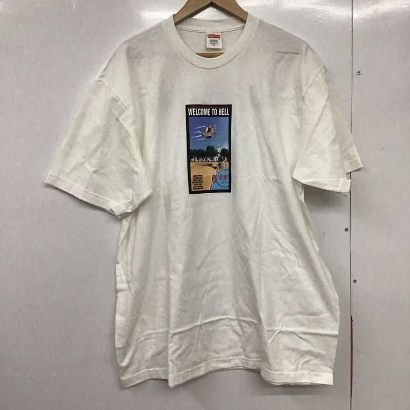 シュプリーム Supreme Tシャツ 半袖 24ss toyMachineWelcomeToHellTee プリントTシャツ XL プリント 白 / ホワイト /  メンズ USED 古着 中古 10149544