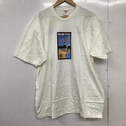 シュプリーム Supreme Tシャツ 半袖 24ss toyMachineWelcomeToHellTee プリントTシャツ XL プリント 白 / ホワイト /  メンズ USED 古着 中古 10149544