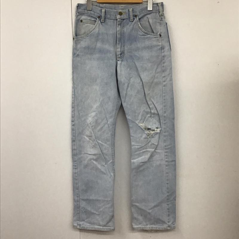 リー Lee パンツ デニム、ジーンズ デニムパンツ スリムパンツ ジーンズ カジュアルパンツ ストレートパンツ 無地 インディゴ / インディゴ /  メンズ USED 古着 中古 10111659