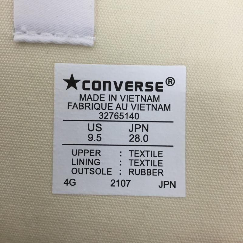 コンバース CONVERSE スニーカー スニーカー 32765140 NEXTAR110 OX 28cm 箱有 ローカット 28.0cm ロゴ、文字 白 / ホワイト /  メンズ USED 古着 中古 10134766
