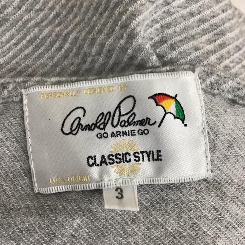 アーノルドパーマー Arnold Palmer ワンピース ロングスカート 7016216040-95 カサ フレンチスリーブ 3 ワンポイント 灰 / グレー /  レディース USED 古着 中古 10115317