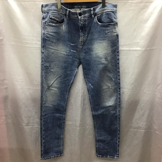 ディーゼル DIESEL パンツ デニム、ジーンズ デニムパンツ ストレートパンツ ワイドパンツ カジュアルパンツ 34 無地 インディゴ / インディゴ /  メンズ USED 古着 中古 10116340
