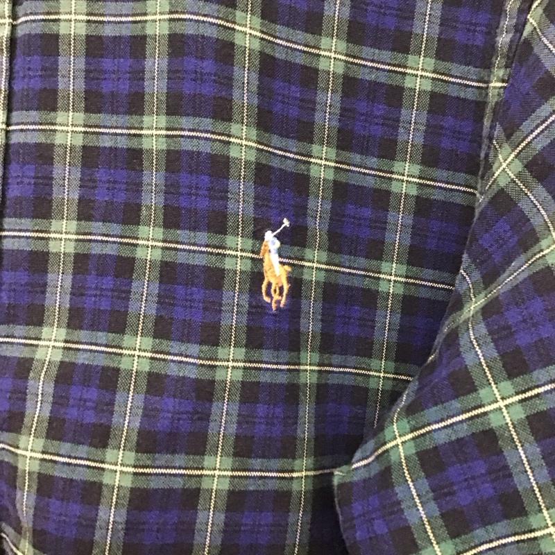 ポロラルフローレン POLO RALPH LAUREN シャツ、ブラウス 長袖 ボタンダウンシャツ M チェック マルチカラー / マルチカラー /  メンズ USED 古着 中古 10131927