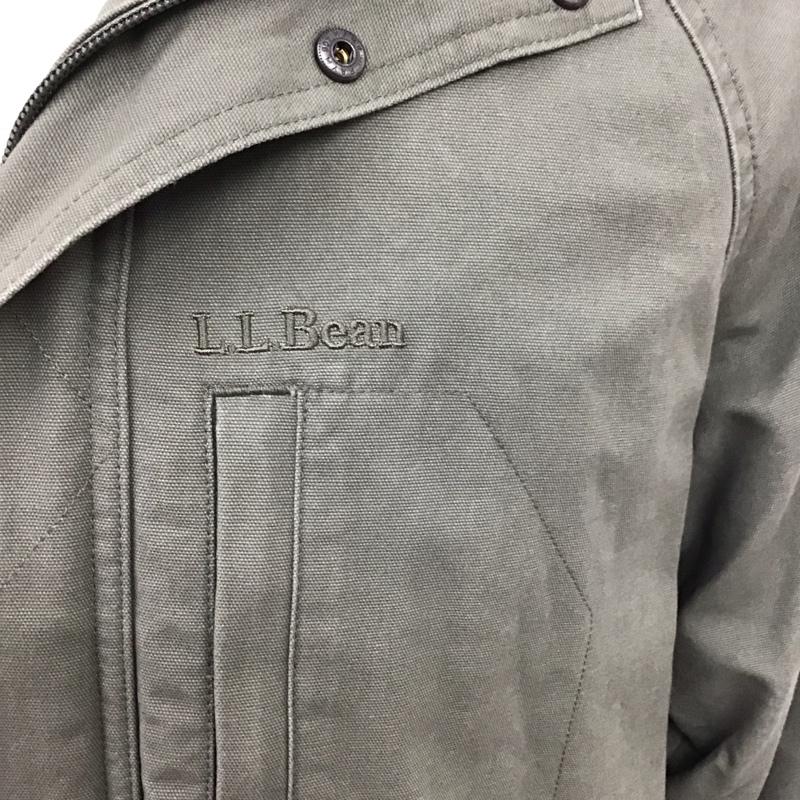 エルエルビーン L.L.Bean ジャケット、上着 ジャケット、ブレザー 7C045 マウンテンパーカー コットン M ロゴ、文字 カーキ / カーキ /  メンズ USED 古着 中古 10123519