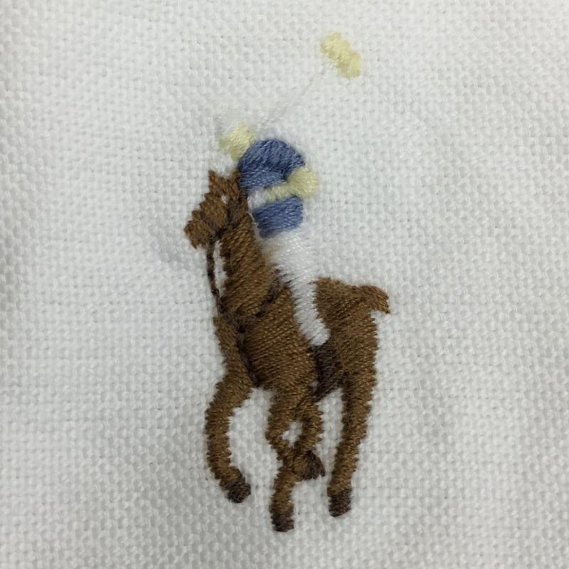 ポロラルフローレン POLO RALPH LAUREN シャツ、ブラウス 長袖 S ロゴ、文字 X 刺繍 白 / ホワイト /  メンズ USED 古着 中古 10143640