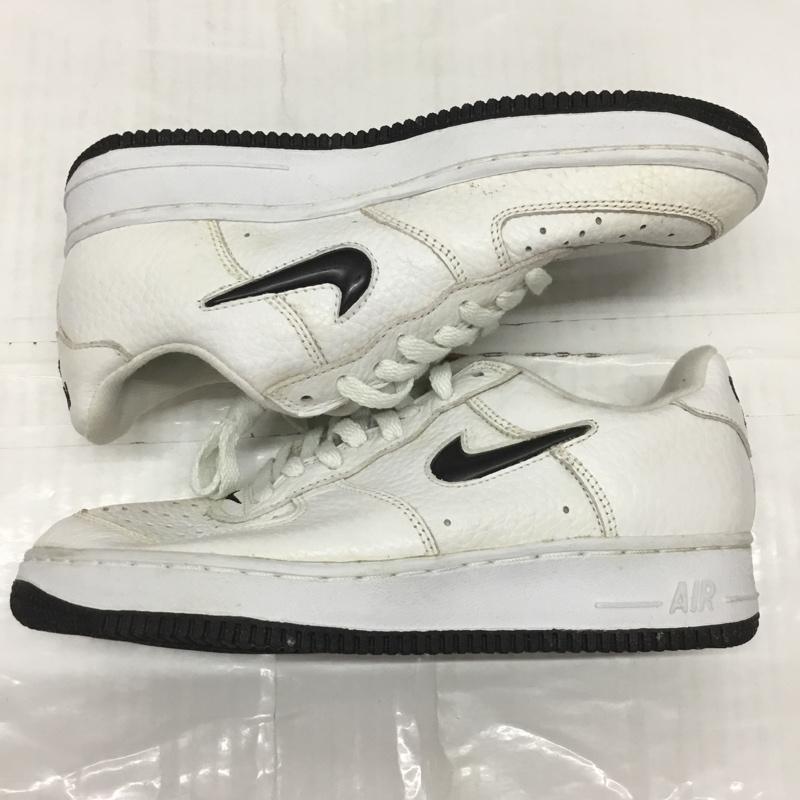 ナイキ NIKE スニーカー スニーカー 630033 103 00 1996年製 AIR FORCE1 ジュエルスウッシュ 26cm 箱有 26.0cm ロゴ、文字 白 / ホワイト / X 黒 / ブラック /  メンズ USED 古着 中古 10120559