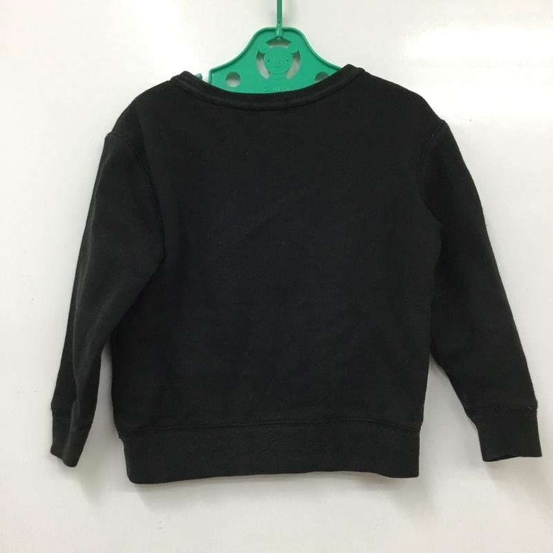 ポロラルフローレン POLO RALPH LAUREN トレーナー 長袖 長袖トレーナー スウェット クルーネック リブスウェットカットソー 3 プリント 黒 / ブラック /  ボーイズ USED 古着 中古 10116550