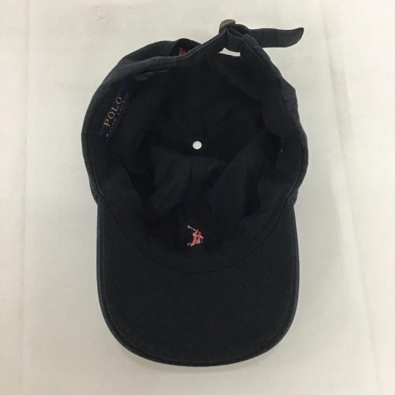 ラルフローレン RALPHLAUREN 帽子 キャップ ワンポイント 黒 / ブラック /  レディース USED 古着 中古 10139357