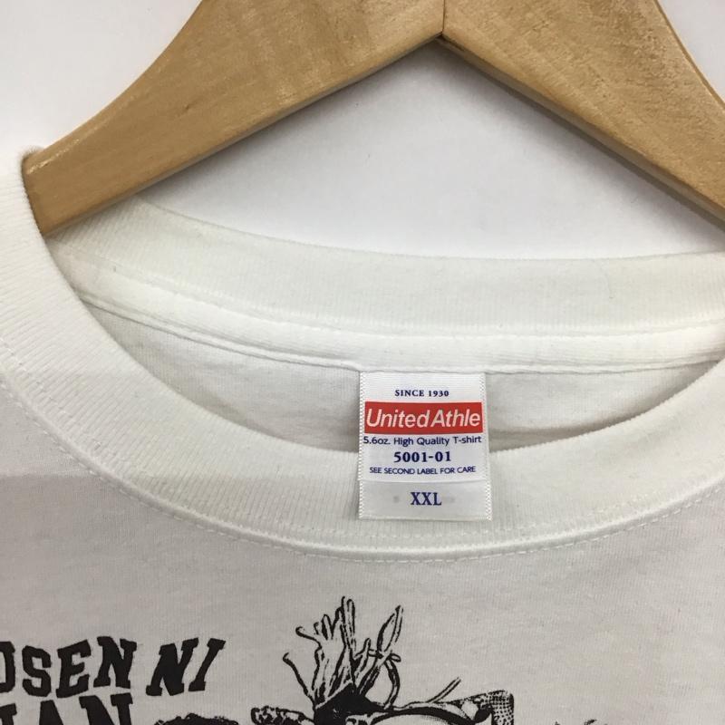 古着 USED Tシャツ 半袖 半袖カットソー プリントTシャツ クルーネックカットソー バンドTシャツ XXL プリント 白 / ホワイト /  メンズ USED 古着 中古 10145722