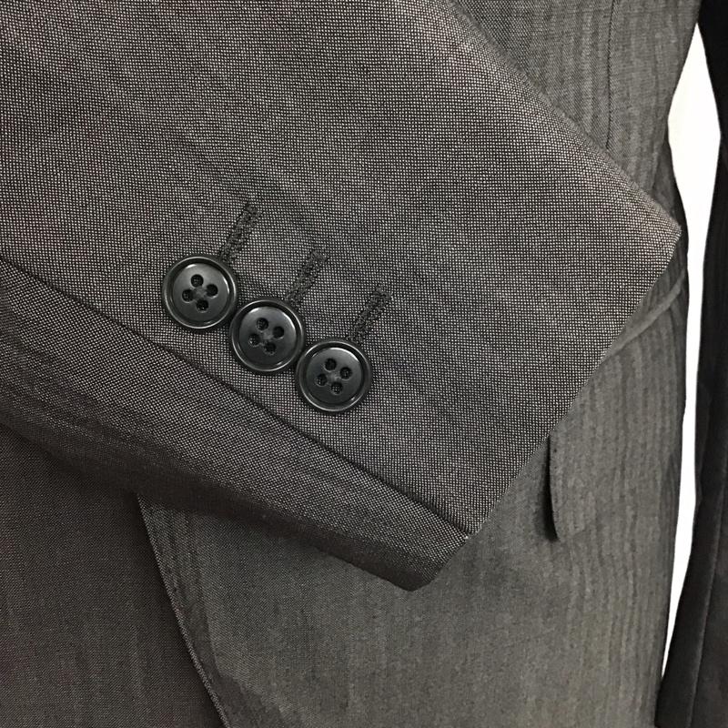グリーンレーベルリラクシング green label relaxing セットアップ セットアップ セットアップ 長袖ジャケット スラックスパンツ 2点セット 44 無地 灰 / グレー /  メンズ USED 古着 中古 10130677