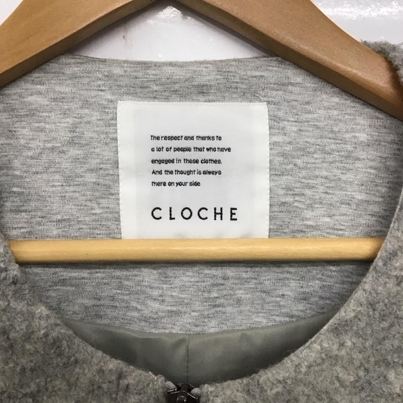 クロシェ CLOCHE ジャケット、上着 ジャケット、ブレザー 2 無地 灰 / グレー /  レディース USED 古着 中古 10140739