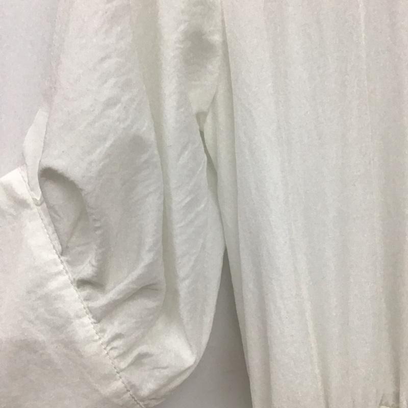 レイカズン Ray Cassin ワンピース ロングスカート 半袖ロングワンピース フレアスカート ウエスト切り替え シャツワンピース FREE 無地 白 / ホワイト /  レディース USED 古着 中古 10141291