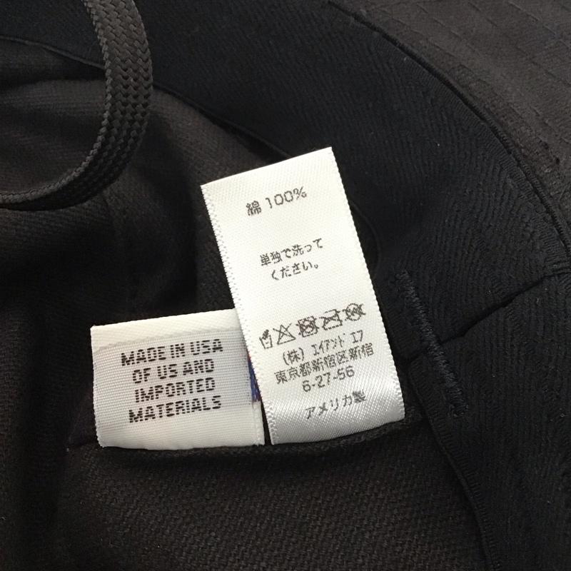 カブー KAVU 帽子 ハット ストラップバケットハット ロゴ、文字 黒 / ブラック /  メンズ USED 古着 中古 10132447