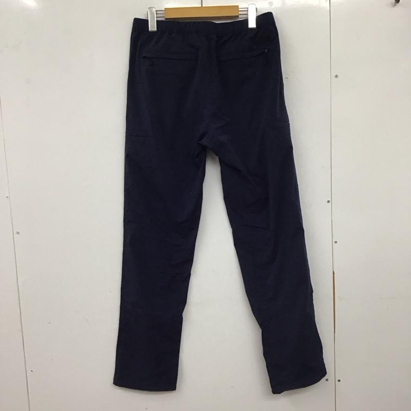 ザノースフェイス THE NORTH FACE パンツ ワークパンツ、ペインターパンツ nb31604 ボトム ワイドパンツ カジュアルパンツ L ロゴ、文字 紺 / ネイビー /  メンズ USED 古着 中古 10136817