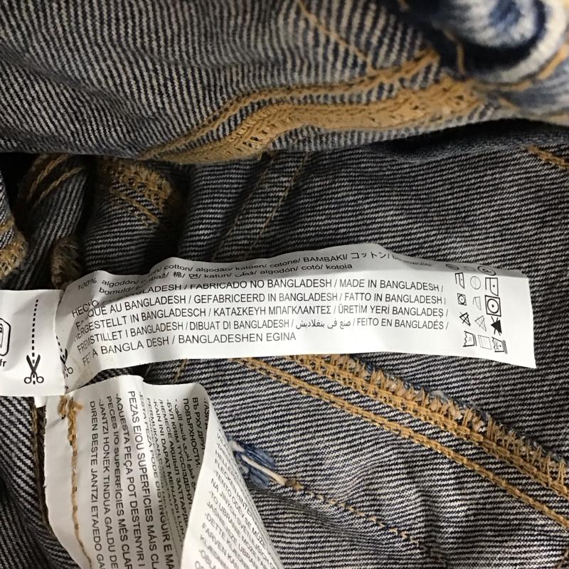 ザラ ZARA キャミソール キャミソール 3607/210/407 デニム XS 無地 青 / ブルー /  レディース USED 古着 中古 10149093