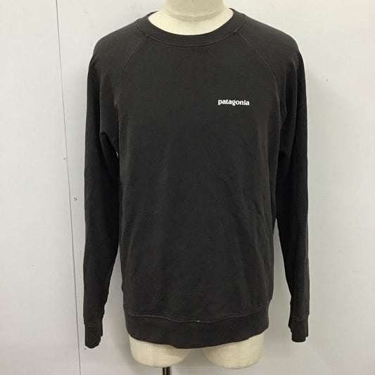 パタゴニア patagonia トレーナー 長袖 39603sp22 長袖スウェット ラグラン クルーネック プルオーバー M ロゴ、文字 黒 / ブラック /  メンズ USED 古着 中古 10119532