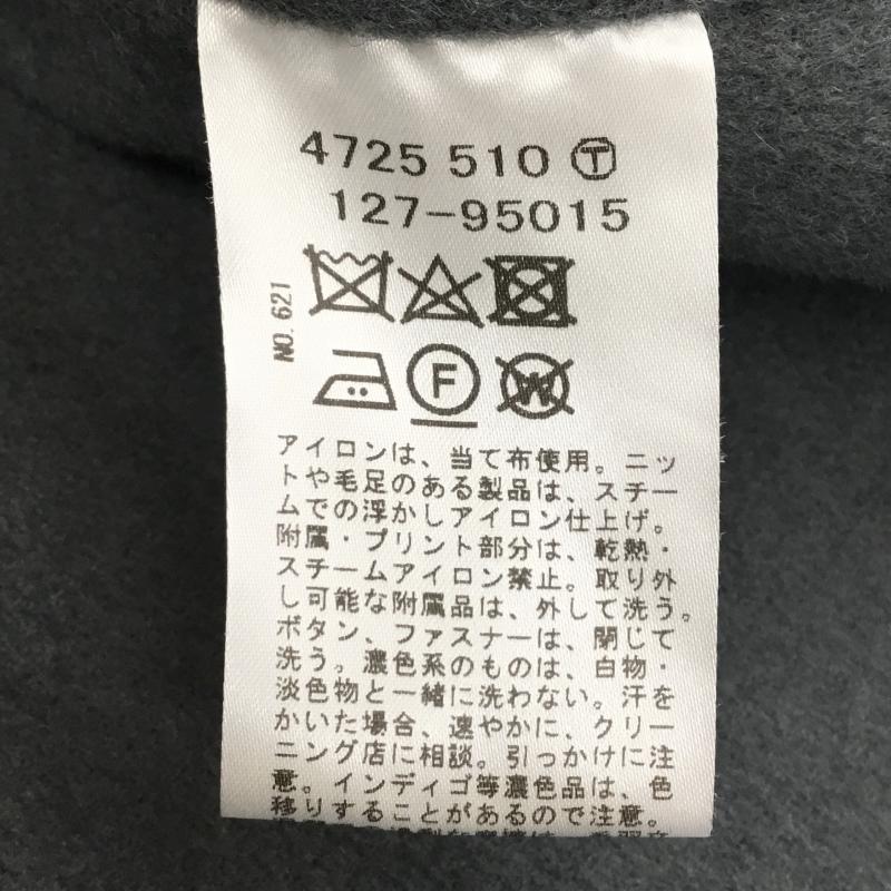 インディヴィ INDIVI コート コート一般 38 無地 ダークグレー / ダークグレー /  レディース USED 古着 中古 10142546