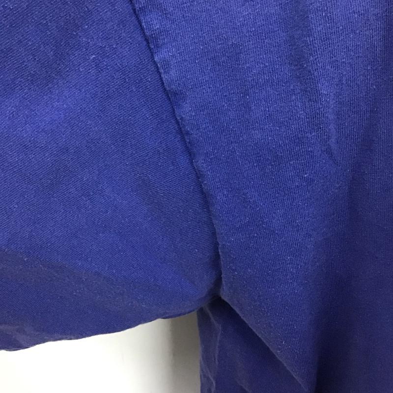 チャンピオン Champion Tシャツ 半袖 半袖カットソー プリントTシャツ クルーネックカットソー XXL ロゴ、文字 青 / ブルー /  メンズ USED 古着 中古 10125052