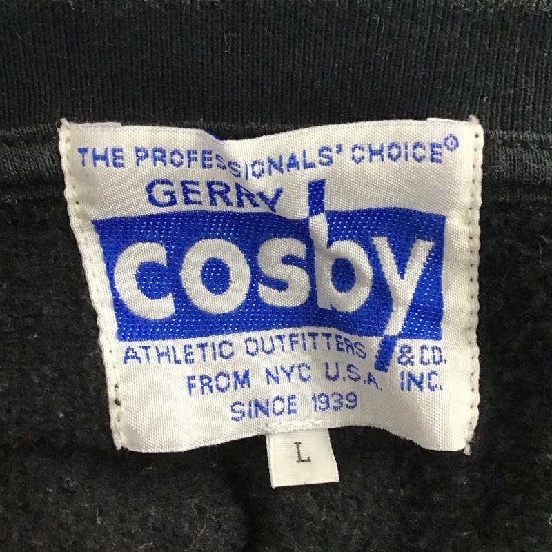 古着 USED トレーナー 長袖 長袖トレーナー スウェット クルーネック リブスウェットカットソー L ロゴ、文字 黒 / ブラック /  メンズ USED 古着 中古 10123949