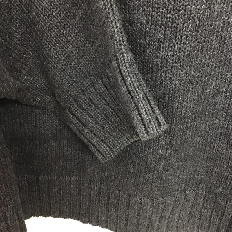 ハーレーダビッドソン Harley-Davidson ニット、セーター 長袖 長袖ニットカットソー クルーネック セーター ロゴ、文字 灰 / グレー /  メンズ USED 古着 中古 10140510