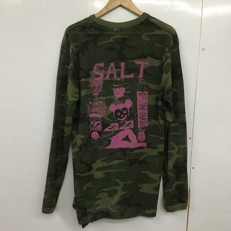 ジャーナルスタンダード トライセクト JOURNAL STANDARD TRISECT Tシャツ 長袖 メッシュ ロンT バックプリント XXL カモフラージュ柄・迷彩 マルチカラー / マルチカラー /  メンズ USED 古着 中古 10146344
