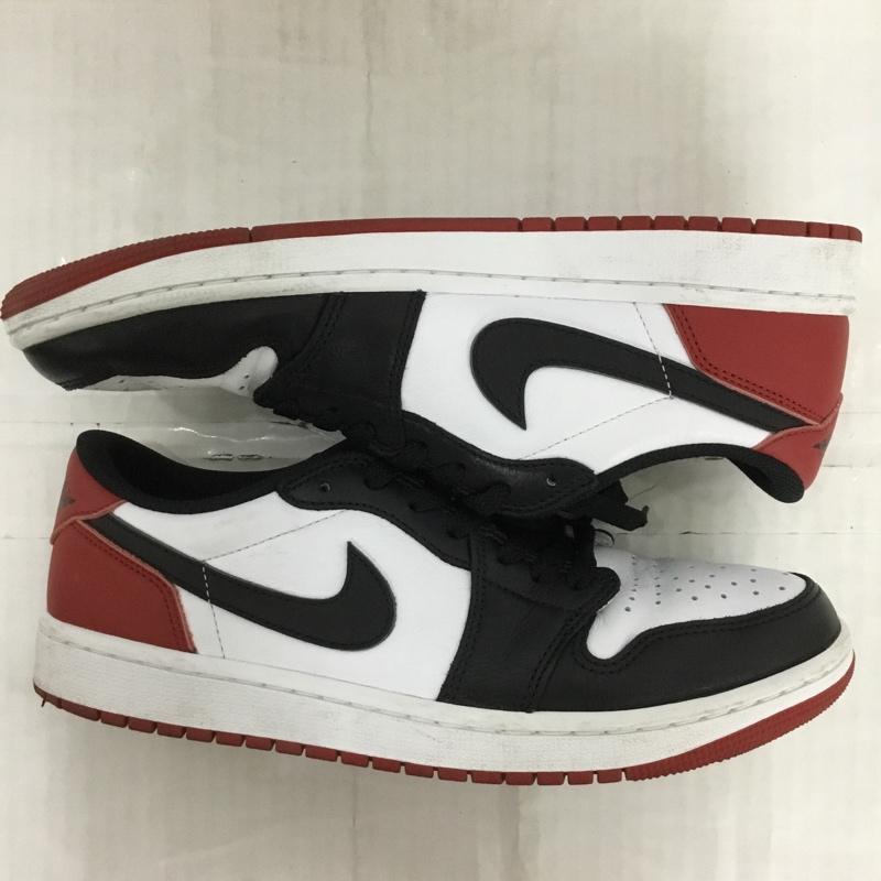 ナイキ NIKE スニーカー スニーカー CZ0790-106 AIR JORDAN 1 RETRO LOW OG 27.5cm 箱有 27.5cm ロゴ、文字 白 / ホワイト / X 黒 / ブラック / X 赤 / レッド /  メンズ USED 古着 中古 10123982