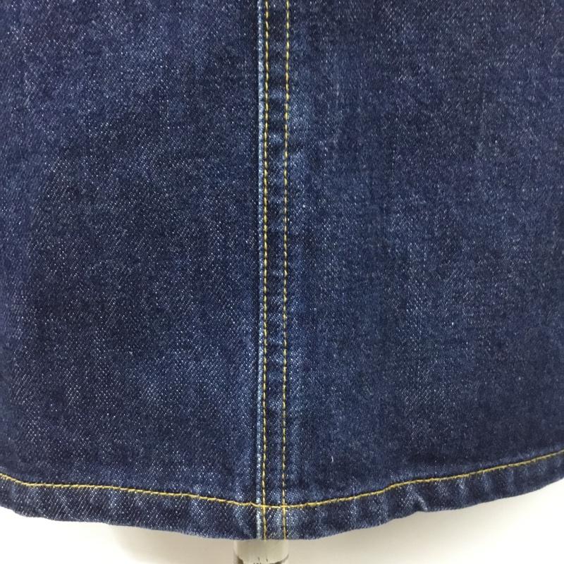 ラルフローレン RALPHLAUREN スカート ミニスカート デニムスカート ミニスカート カジュアルスカート 0 無地 インディゴ / インディゴ /  レディース USED 古着 中古 10110109