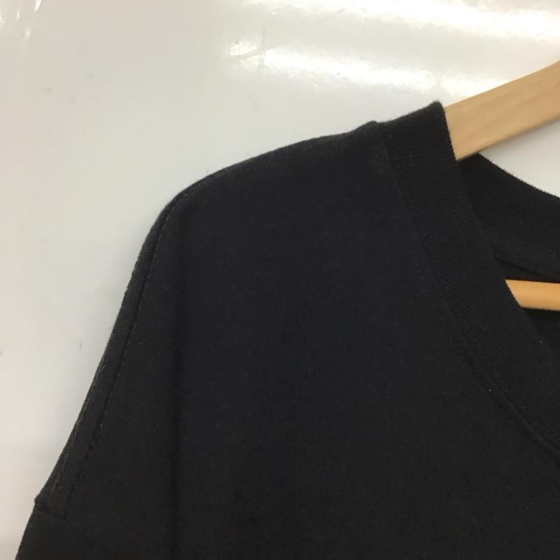 ステューシー STUSSY Tシャツ 半袖 半袖カットソー プリントTシャツ クルーネックカットソー XL ロゴ、文字 黒 / ブラック /  メンズ USED 古着 中古 10133224