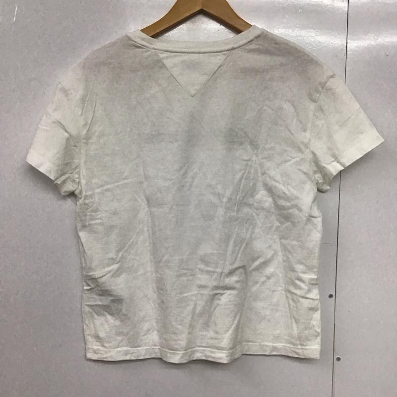 トミー ジーンズ TOMMY JEANS Tシャツ 半袖 M ロゴ、文字 白 / ホワイト /  レディース USED 古着 中古 10144565