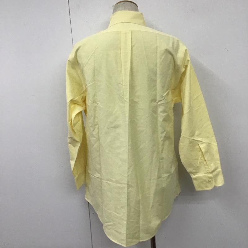 ブルックスブラザーズ BROOKS BROTHERS シャツ、ブラウス 長袖 ボタンダウン コットン 無地 橙 / オレンジ /  メンズ USED 古着 中古 10111181