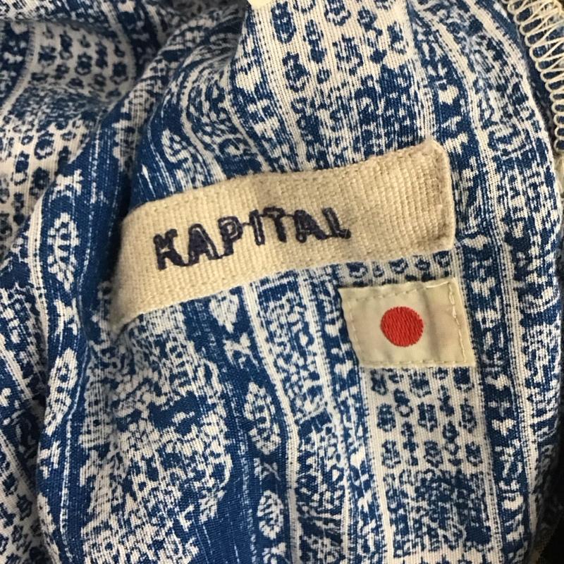 キャピタル KAPITAL ワンピース ロングスカート ノースリーブ パッチワーク リネン XS 総柄 マルチカラー / マルチカラー /  レディース USED 古着 中古 10114235