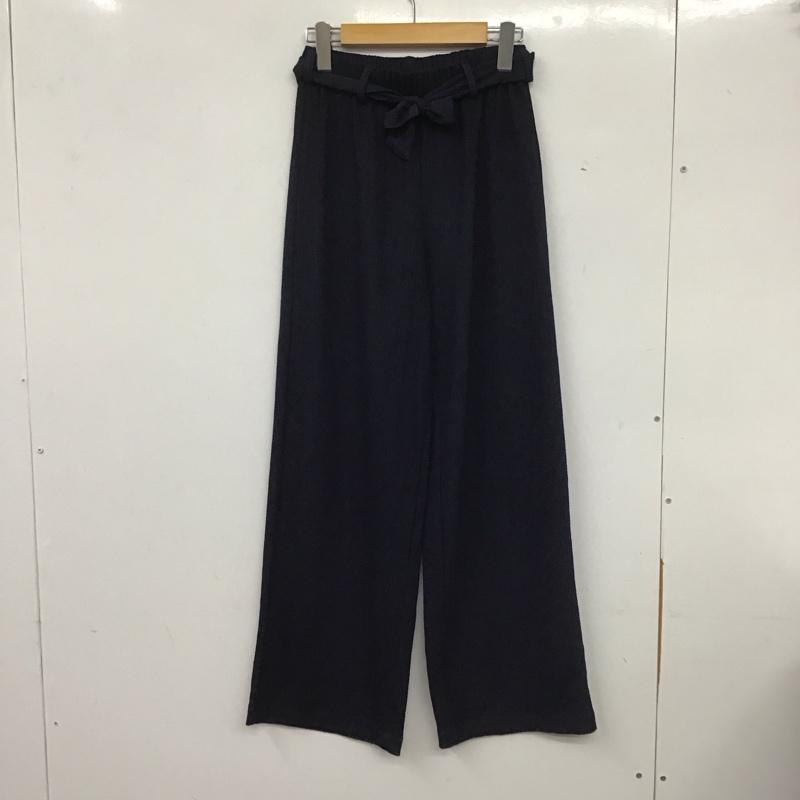 ザラ ZARA パンツ スラックス 150cm 無地 紺 / ネイビー /  ガールズ USED 古着 中古 10140357