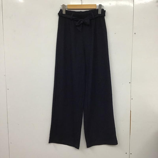 ザラ ZARA パンツ スラックス 150cm 無地 紺 / ネイビー /  ガールズ USED 古着 中古 10140357