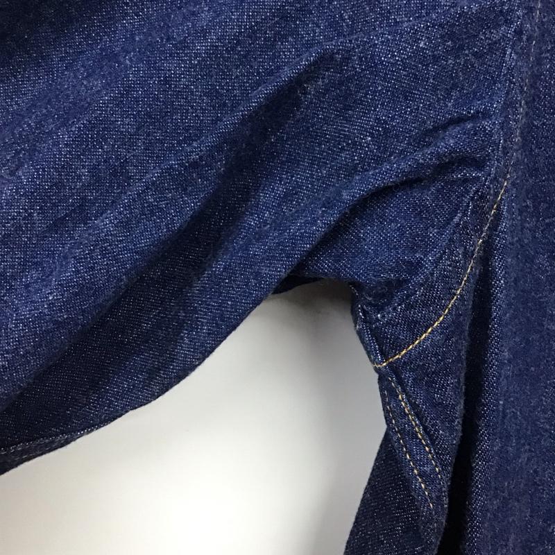 オアスロウ orSlow シャツ、ブラウス 長袖 長袖シャツ 無地シャツ カラーシャツ デニムシャツ 2 無地 インディゴ / インディゴ /  メンズ USED 古着 中古 10130909