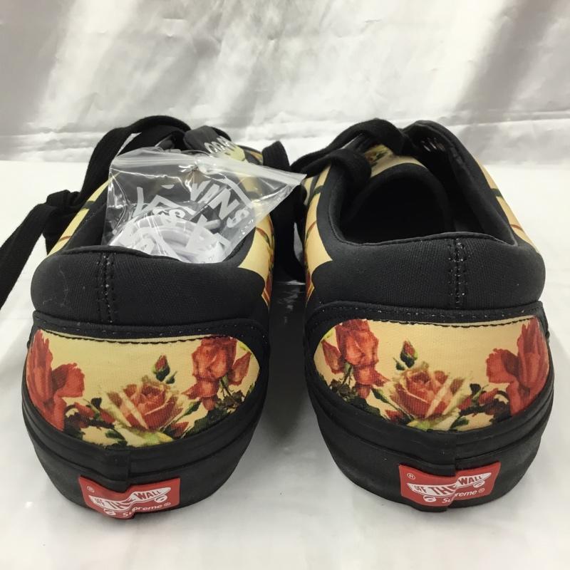 シュプリーム Supreme スニーカー スニーカー 721454 19SS Vans Jean Paul Gaultier Floral Print Era Pro 28.5cm 箱有 28.5cm 花柄 黒 / ブラック /  メンズ USED 古着 中古 10106028